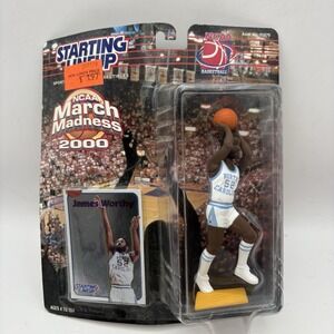 2000 JAMES WORTHY Tar Heels NCAA UNC March Madness L.A. Lakers Starting Lineup